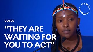 Climate activist Elizabeth Wathuti's full speech at COP26