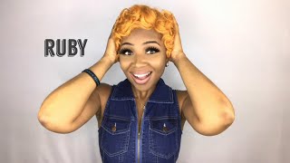 #71- AFFORDABLE Bobbi Boss RUBY MLP0020 Short Pixie MOMMY Wig NUNA Wig DASHLY 1 DUPE Finger Waves