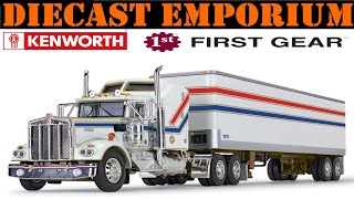 1:64 Scale DCP by First Gear Kenworth W900A Aerodyne Sleeper & 40' Vintage Trailer VIT Bicentennial