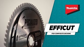 TCT Saw Blades EFFICUT for composite decking