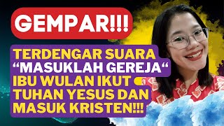 SUARA ITU BERKATA MASUKLAH GEREJA, SAYA YAKIN ITU SUARA TUHAN UNTUK MENUJU JALAN YANG BENAR!