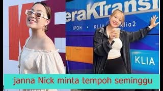 Netizen kata badan berisi punca kena tinggal dengan Dini Janna Nick minta tempoh seminggu