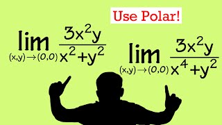 Be careful when using polar coordinates to evaluate the limit of a multivariable function