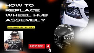 how to replace wheel hub assembly #hubassemly #wheelbearing #outlander #mitsubishi