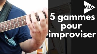 5 Gammes Essentielles pour Improviser (Guitare Jazz)