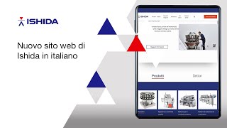 Nuovo sito web di Ishida in italiano