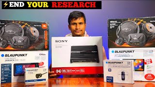 End Your Car Audio Topic Research With Blaupunkt Android Stereo And JBL Speakers With Sony Amplifier