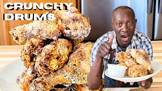 Its CRUNCH time , with these Oven "Fried" Chicken Drumsticks | Chef D Wainaina