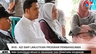 Pasangan RHS-Azi Siap Lanjutkan Program Pembangunan, Raih Dukungan Besar di Sidamanik