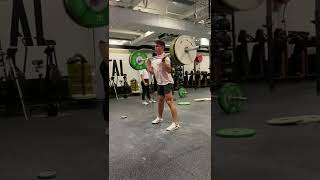 Paused squat cleans @ 90kg