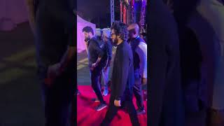 Hero Teja Sajja Exclusive Entry Gamma Awards Dubai #tejasajja #tejasajjahanuman #tfi  #ytshorts