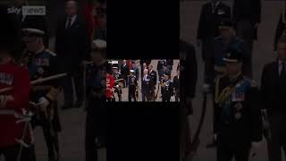 Queen Elisabeth II coffin. Exclusive images with Queen’s coffin funeral and Prince Harry