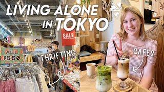 living in japan 🇯🇵 |  exploring tokyo's thrift scene and trendy areas + NEW DESK REVEAL 🥺