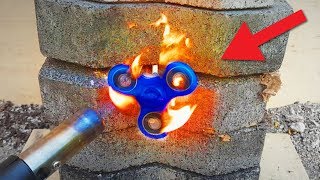 Fidget Spinner VS Feuer + Verbrennung am Arm