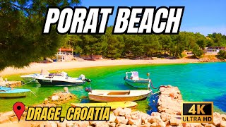 PORAT BEACH - DRAGE, CROATIA 4K