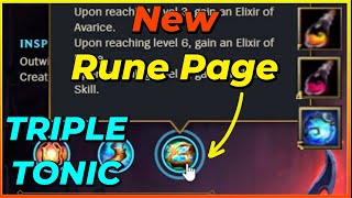 Leagues New rune Page  (Triple Tonic)