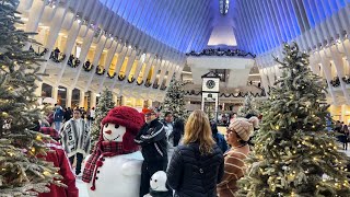 Ice Skating ⛸️⛸️ In New York City 2023 In Oculus Mall During Christmas 2023 🎄🎄