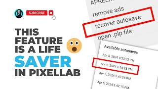 How to Recover Your Lost Design Projects in Pixellab