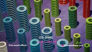 Coil Spring Sound Effects (royalty-free) - link to free download in description ⬇️