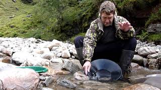 gold panning trip to Scotland