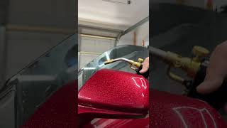 Installing 20% window film on Camaro frameless window! 🔥