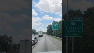 Dash Cam 5 of Smyrna Georgia Traffic I-285n near South Cobb Drive #traveling