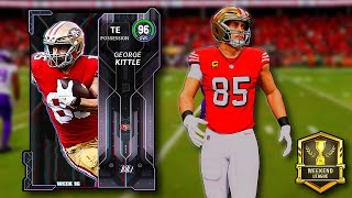 Is 96 TOTW George Kittle the NEW Best TE in MUT...........