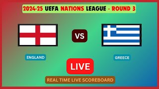 England Vs Greece LIVE Score UPDATE 2024-25 UEFA Nations League Round 3 Soccer Football Oct 10 2024