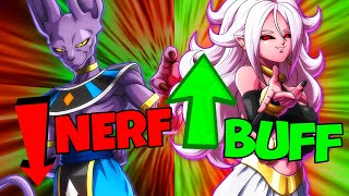 Buff Nerf DBFZ Tier List!