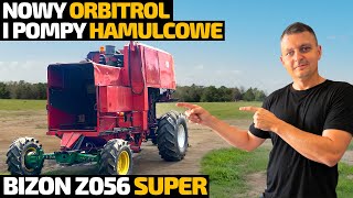 BIZON Z056 SUPER - Prace BLACHARSKIE | Nowy ORBITROL i POMPY HAMULCOWE od @agrosawrog