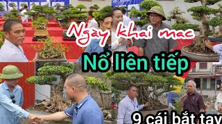 cụ nổ giá cây trực cổ 1 tỷ 850 triệu và 9 cuộc giao dịch khác được giao dịch tại chợ bonsai cầu đôi