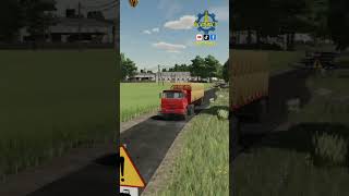 Bruzda FS22 Transport balotów do Szczypiora