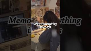 Memories Anything in 5 steps ✨🤞#study📚#motivation#motivational lines#students#studytips#viral#shorts