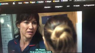 Casualty - Stevie & Iain tells Max that faith is an addict & the diazepam