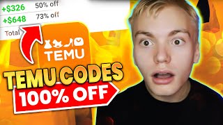 *NEW* Temu CODES To Get $100 Off Your Order! Temu Method 2023