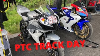 PTC Track Day: Honda CBR600RR POV and Exhaust