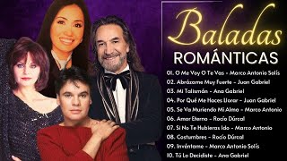 JUAN GABRIEL, ROCIO DURCAL, MARCO ANTONIO SOLIS, ANA GABRIEL - Éxitos Romanticos