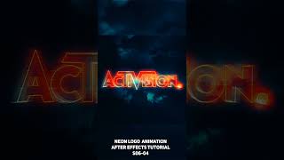 Neon Logo Animation After Effects - S0604 #logo #logoanimation #logoreveal #aftereffects