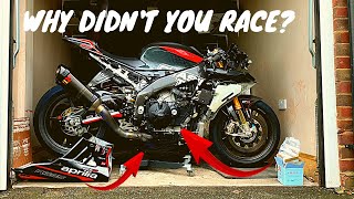 What was wrong with my bike! Aprilia RSV4 RF upgrade gearbox oil sprayer, gears, exhaust cam & more