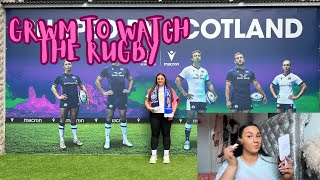 GRWM TO WATCH THE RUGBY | CAITLIN SINNETT