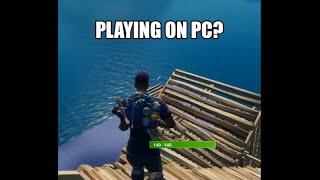 First Fortnite Video On My PC! + My graphic settings!