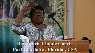 Rev.  Marie Claude Corvil, église Rédempteur , Port Charlotte