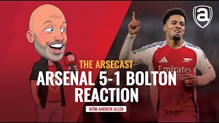 Arsenal 5-1 Bolton Reaction | Arsecast