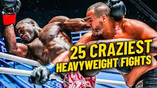 25 CRAZY HEAVYWEIGHT Fights In ONE 💣😱💥