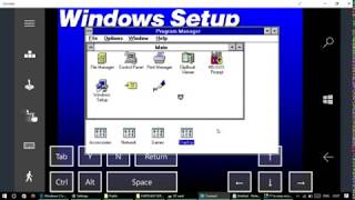 Windows 3.1 on Windows 10 mobile using Dosbox | Oneiros