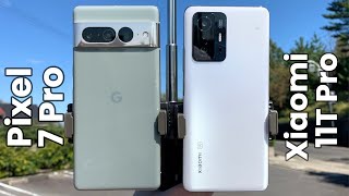 Google Pixel P7 Pro vs Xiaomi 11T Pro, 4K Kameravergleich: Kann Xiaomi mithalten?