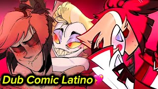 LUCIFER MOMENTO DE AMOR CON Alastor😍💖) HAZBIN HOTEL Comic Dub español