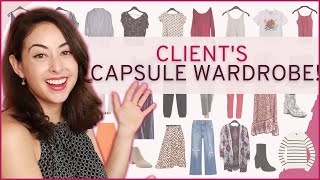 Sharing a client’s polished bohemian capsule wardrobe! + what it's like working with me