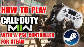 How to play COD MW2 on PC with a PS4 controller for Steam