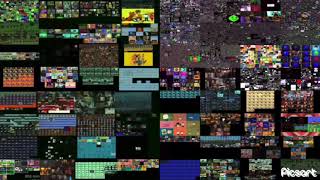 64 played at the same time videos at once